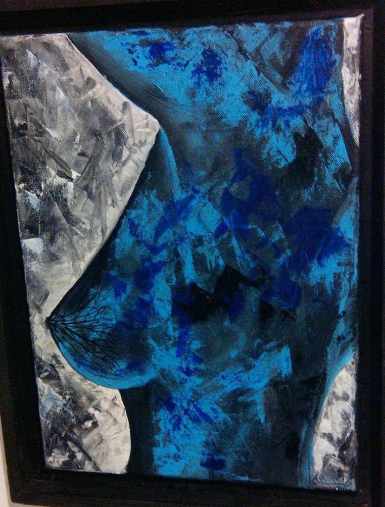 Acrylique d'une artiste de Besançon et du pays de Courbet