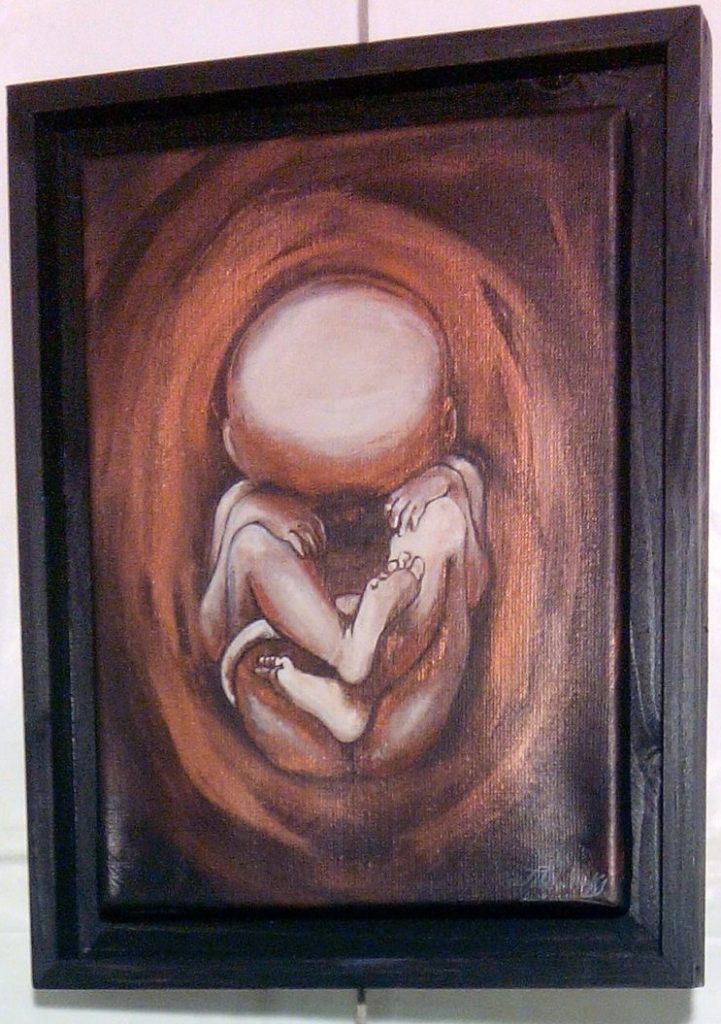 Foetus Sabrina PM Artiste peintre Besançon