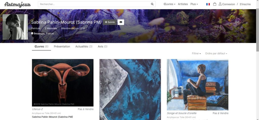 Lien boutique Art Majeur